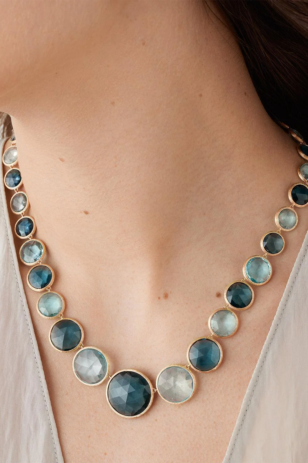 Mixed Topaz Jaipur Necklace - Image 4