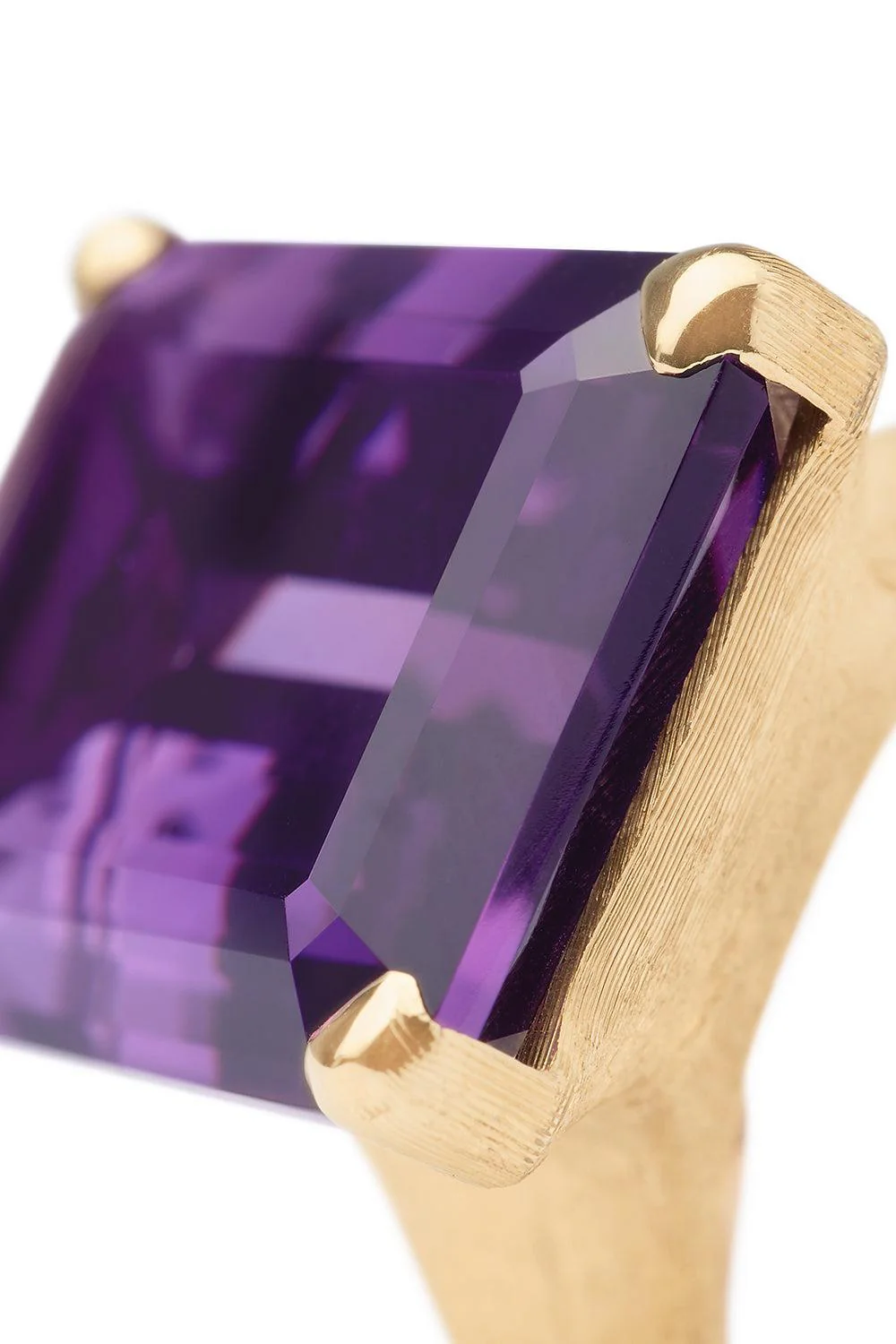 Murano Amethyst Cocktail Ring - Image 5