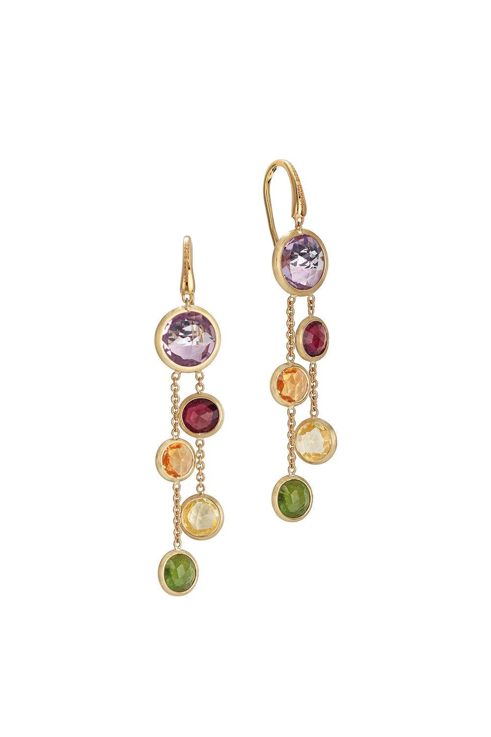 Semi Precious Jaipur Strand Earrings