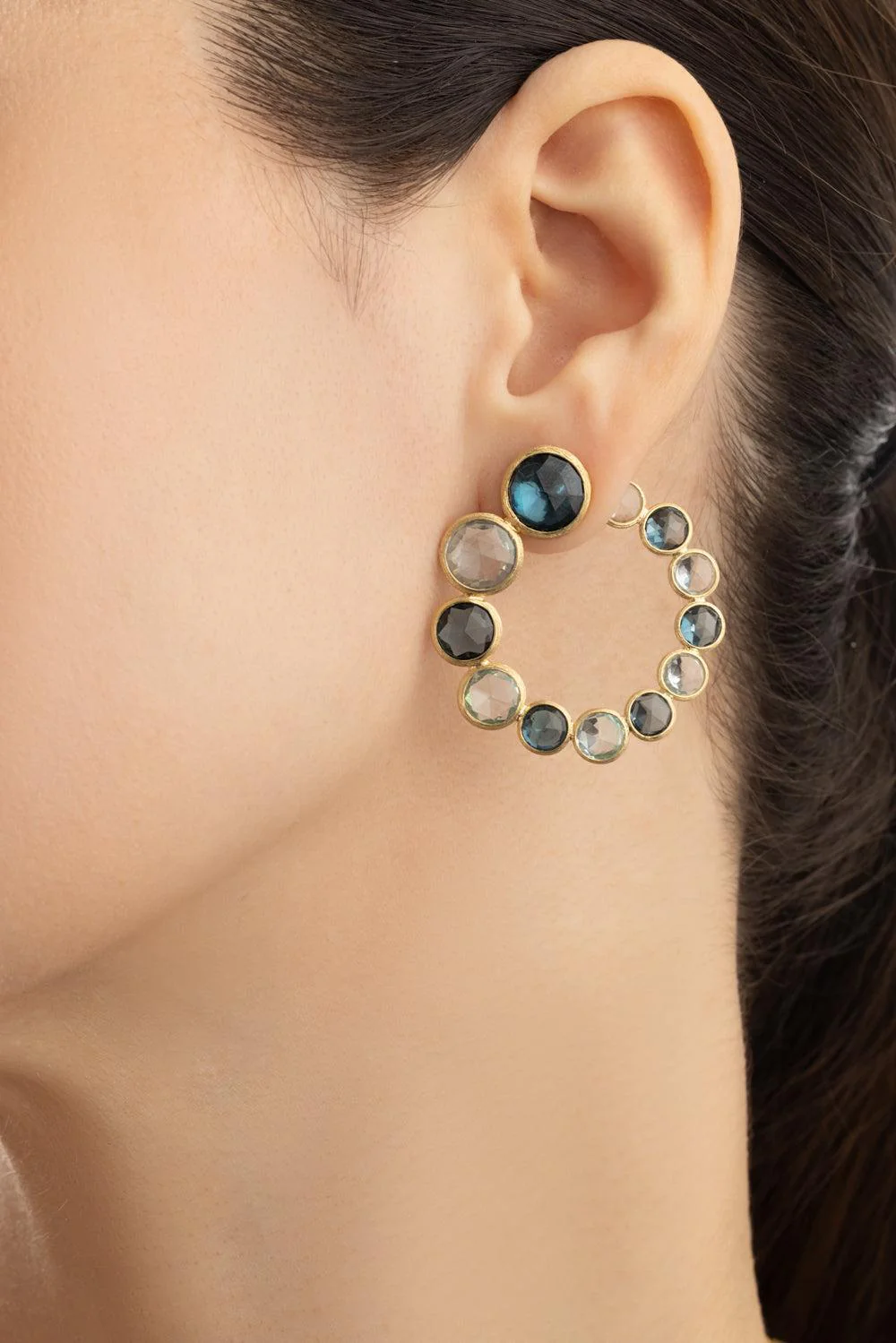 Statement Topaz Wrap Jaipur Earrings - Image 3