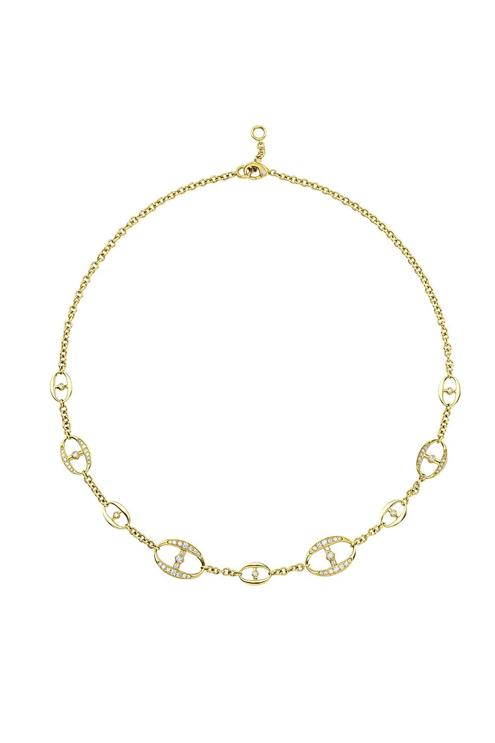 Marina Link Station Necklace