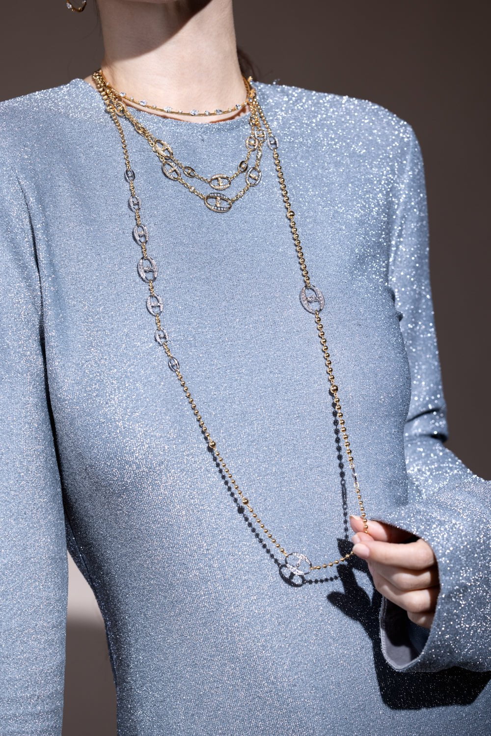 Marina Long Link Necklace - Image 2