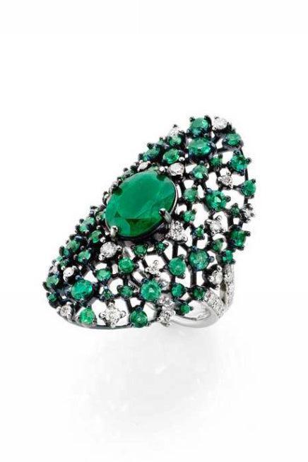 Oval Shield Ring