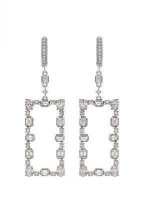 Rectangle Drop Earrings