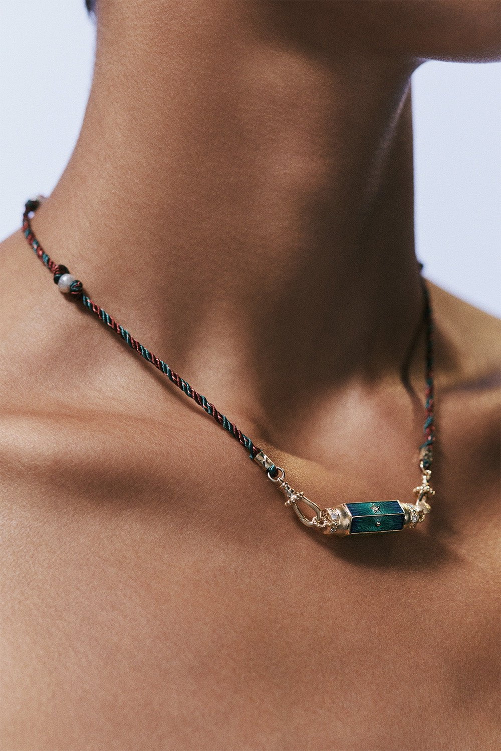Blue Baby Locket Necklace - Image 2
