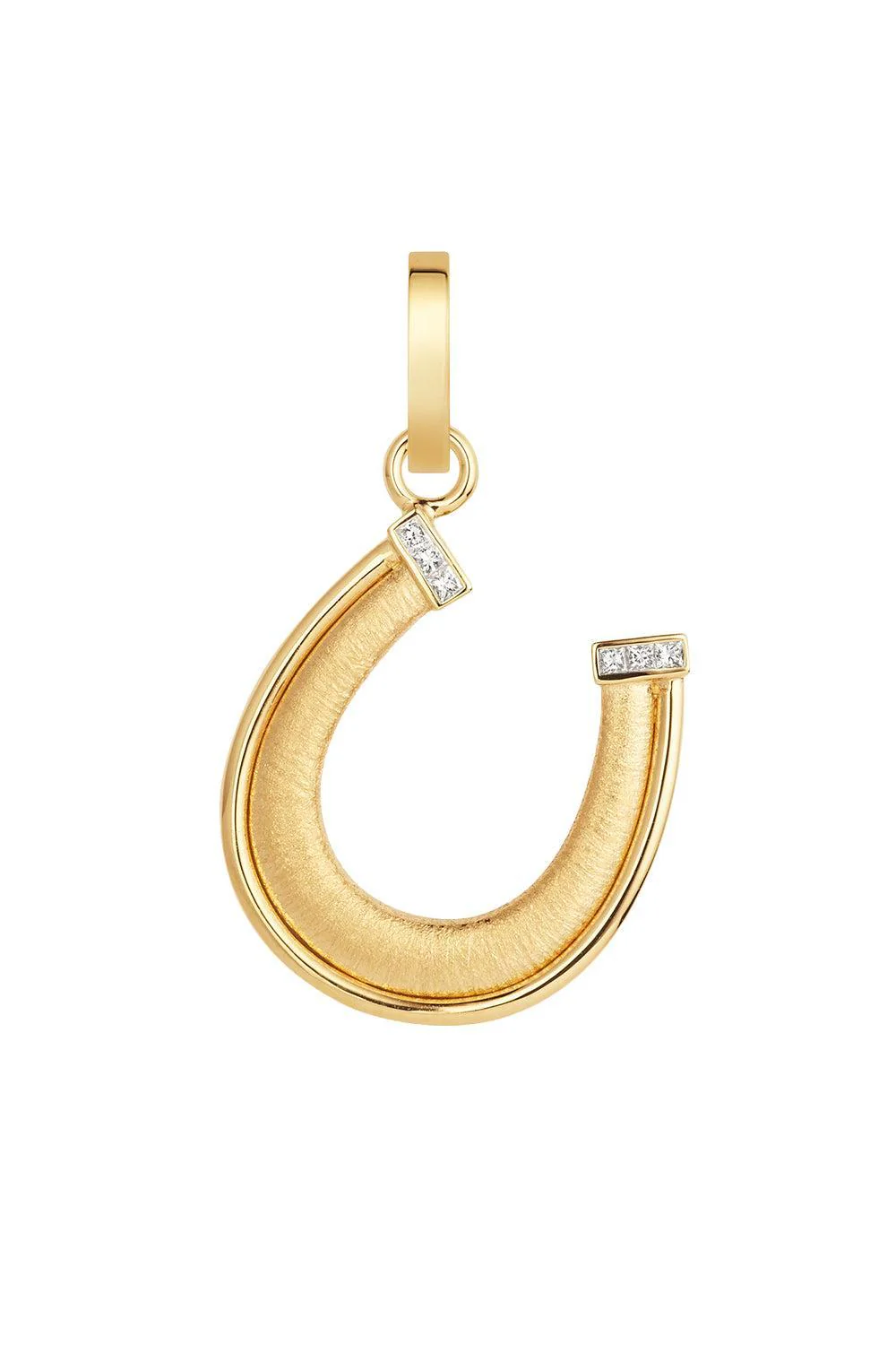 Diamond Horseshoe Pendant
