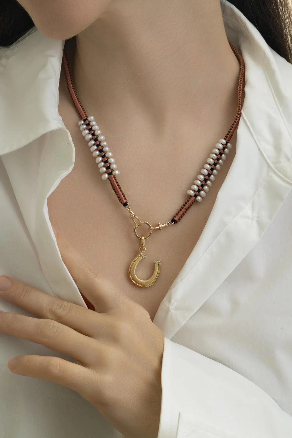 Diamond Horseshoe Pendant - Image 2