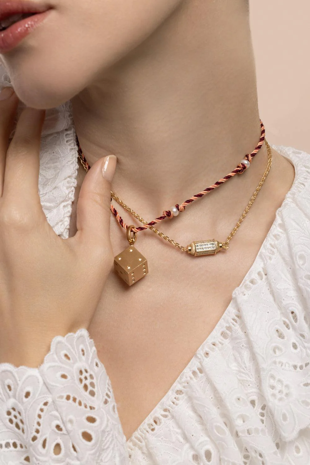 Diamond Micro Coco Necklace - Image 4