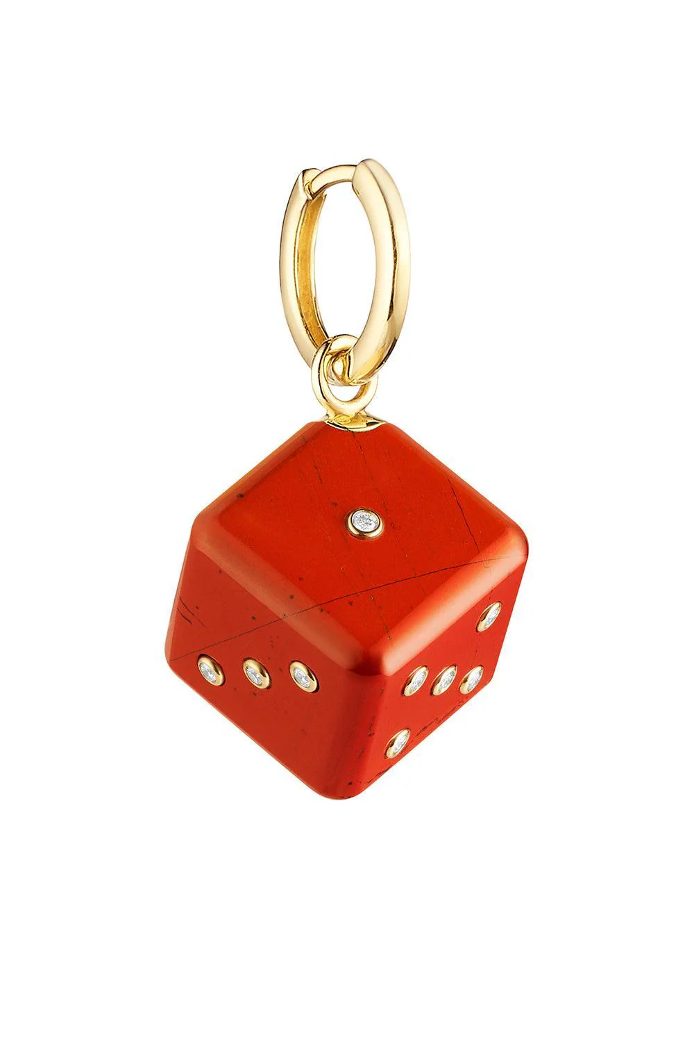 Jasper Diamond Dado Charm