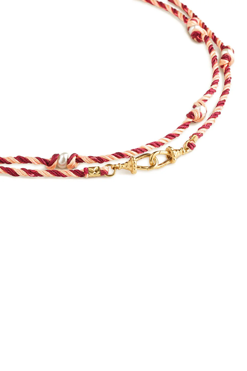 Mauli Burgundy Beige Chain - Image 8