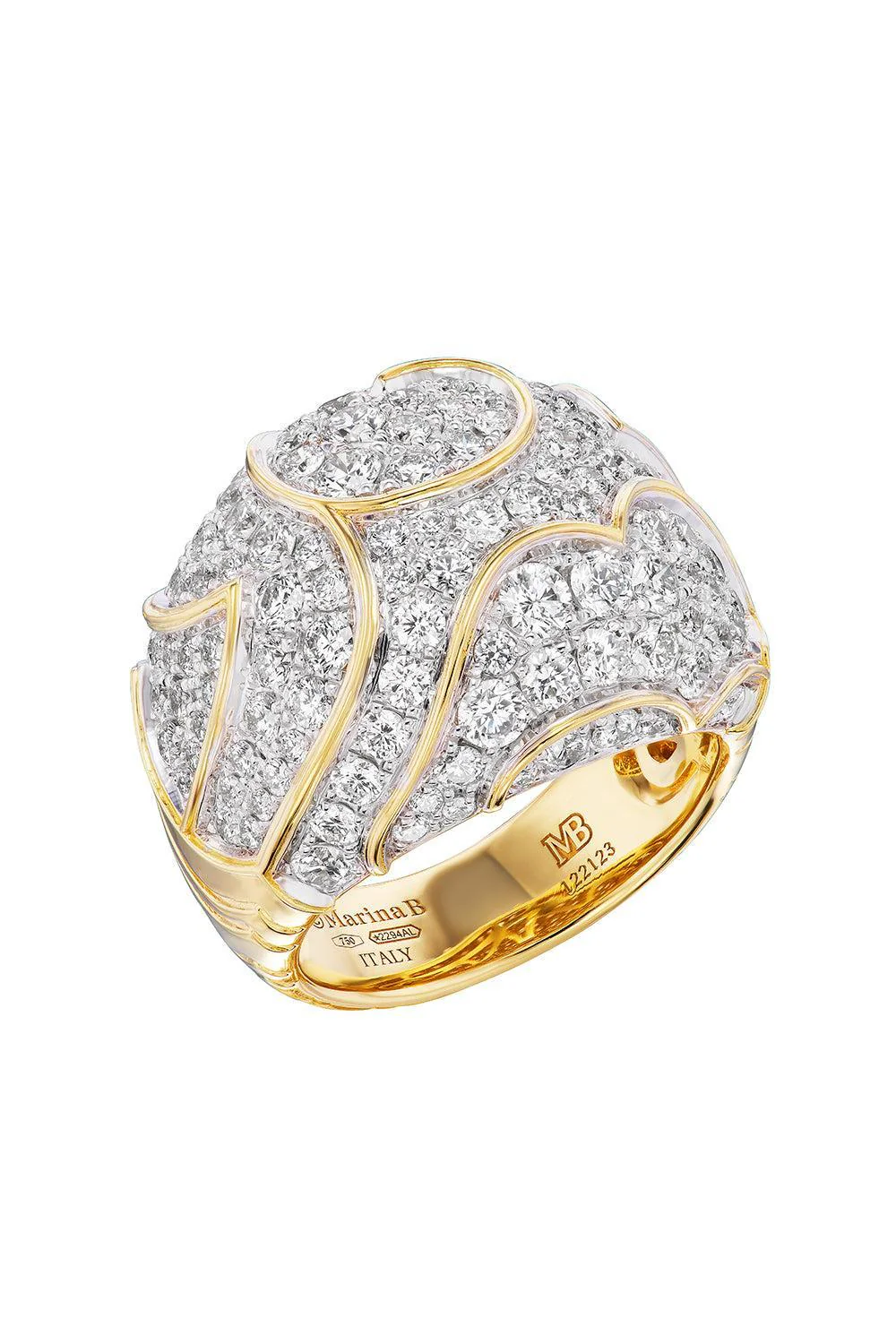 Diamond Onda Bombe Ring