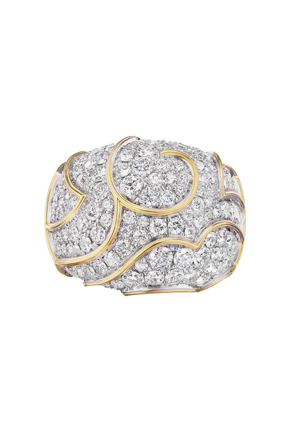 Diamond Onda Bombe Ring - Image 5