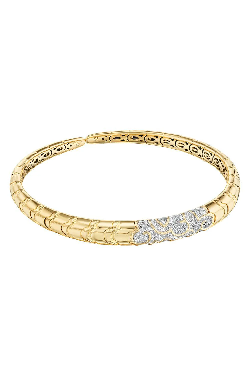Diamond Onda Collar Necklace - Image 5