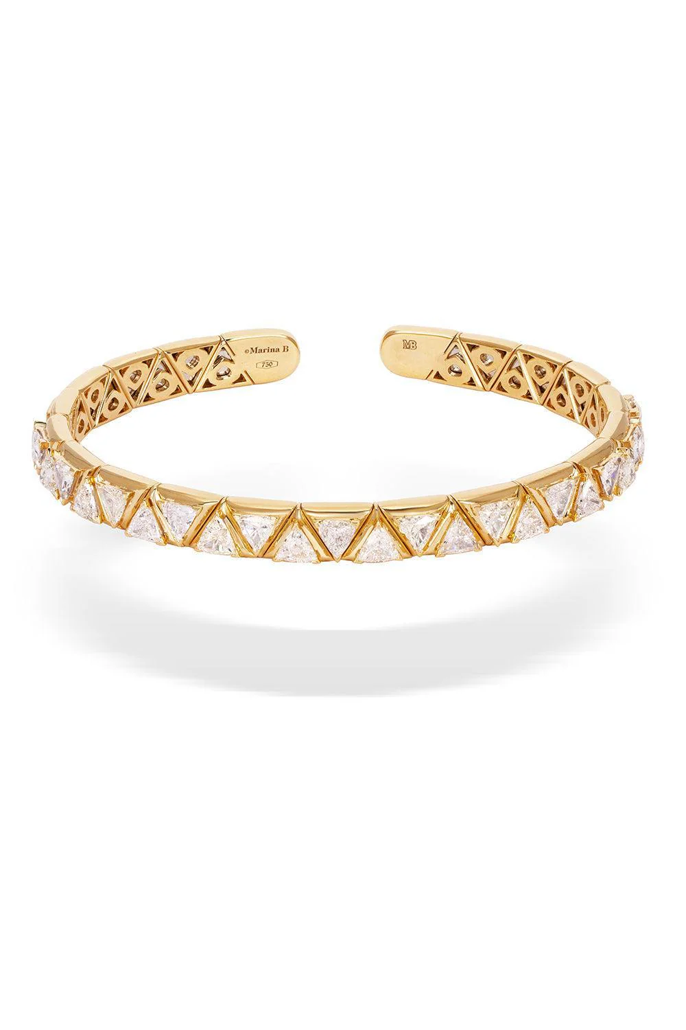 Diamond Triangolini Bangle Bracelet