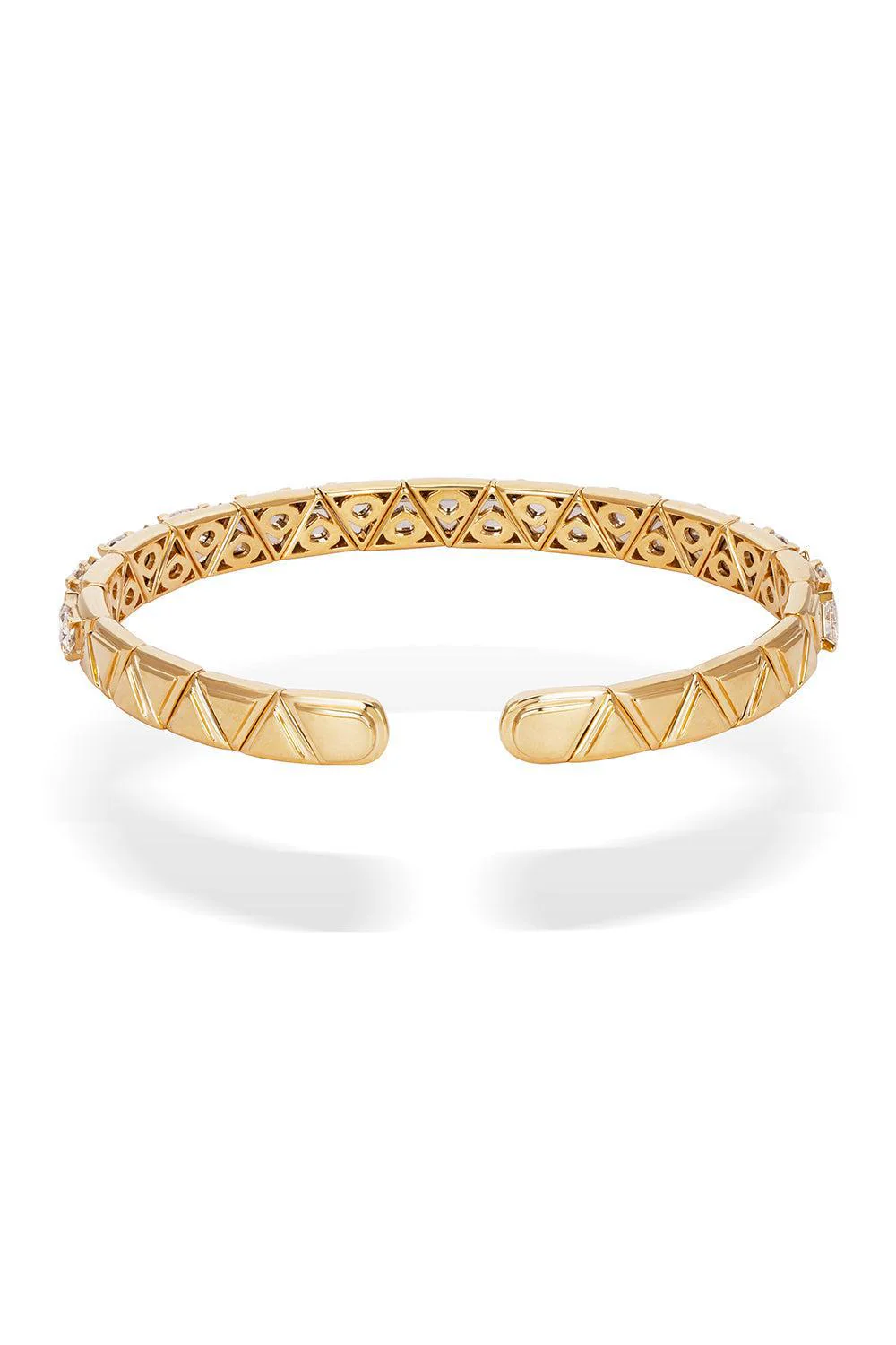 Diamond Triangolini Bangle Bracelet - Image 5