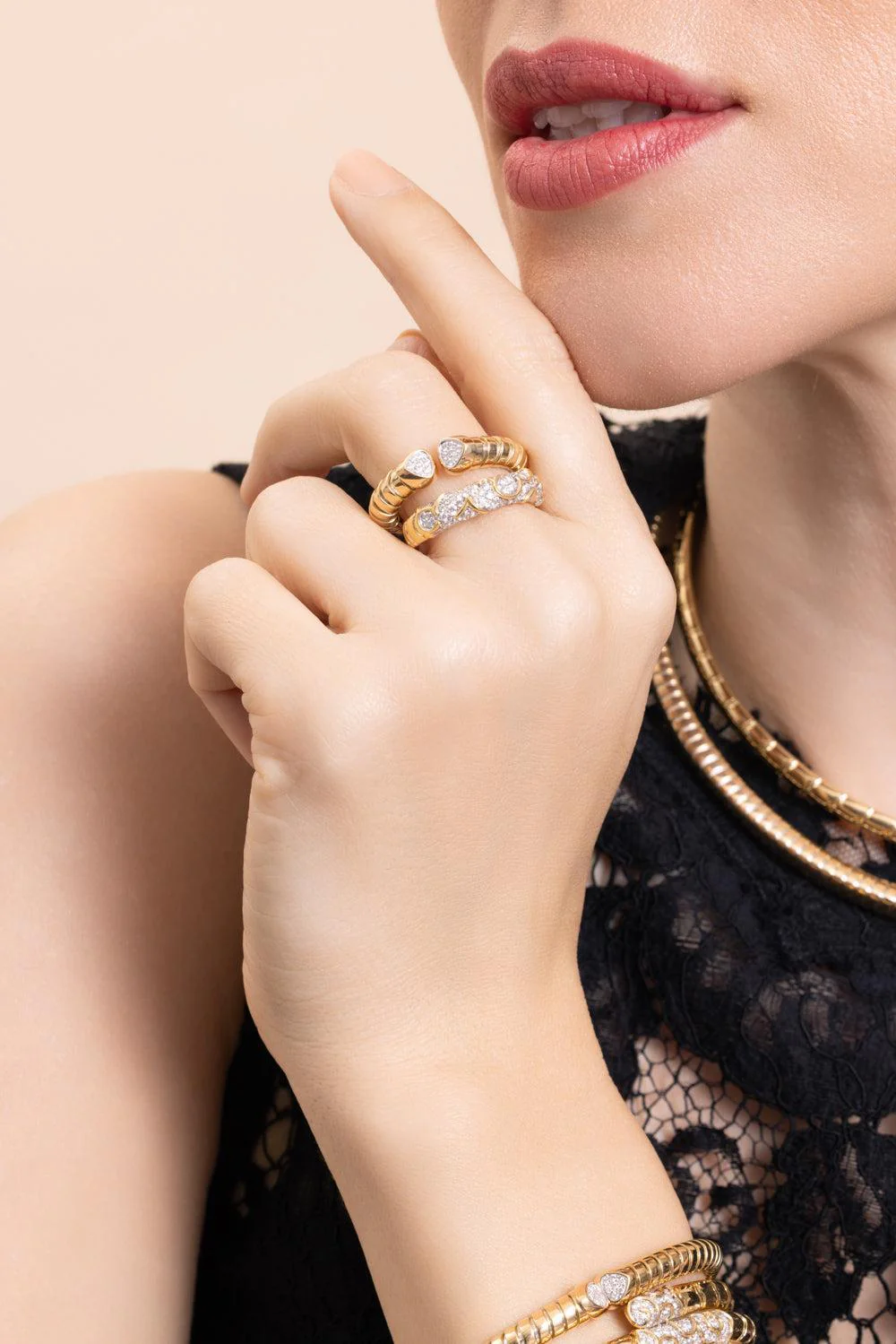 Diamond Trisolina Ring - Image 3