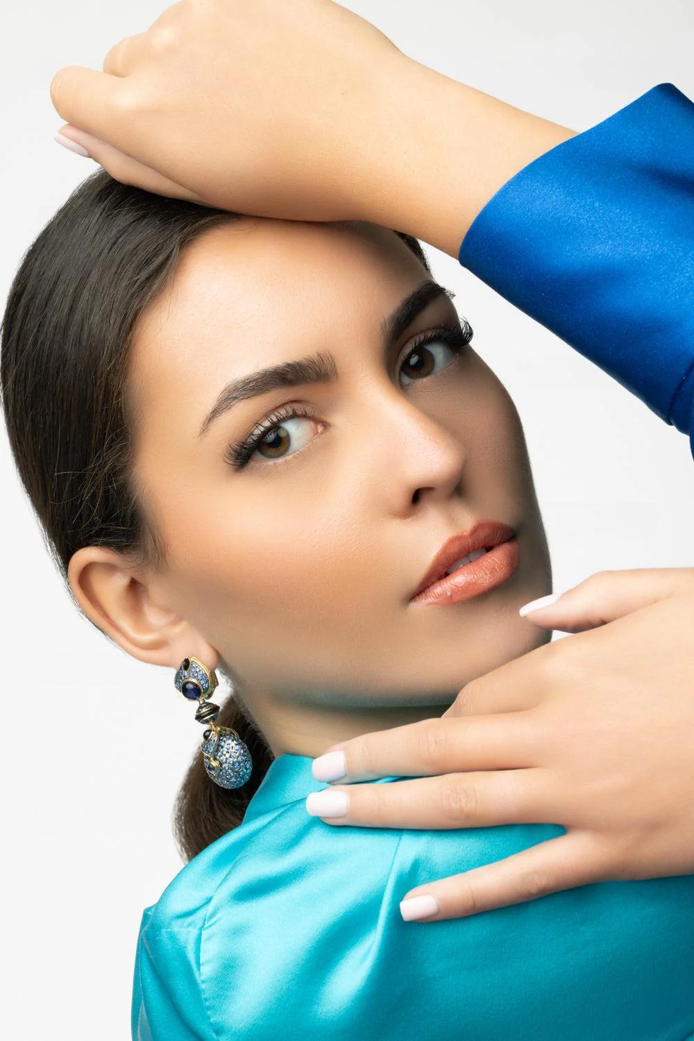 Limited Edition Blue Pneu Earrings - Image 4