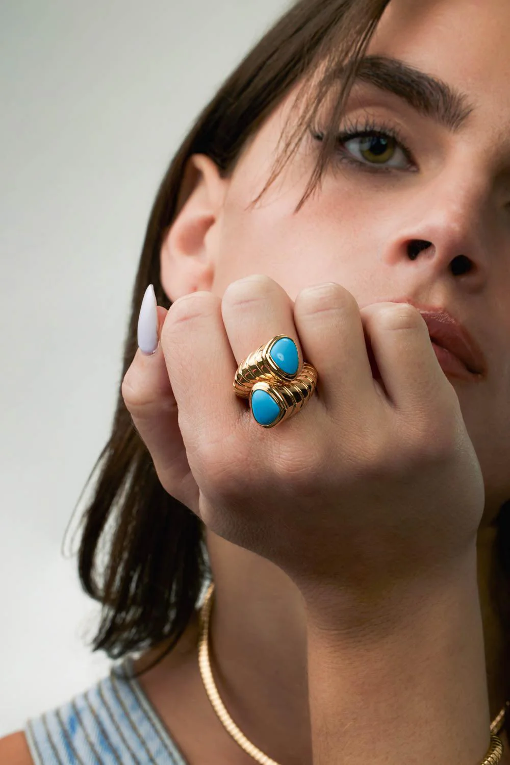 Moi Et Toi Turquoise Ring - Image 3