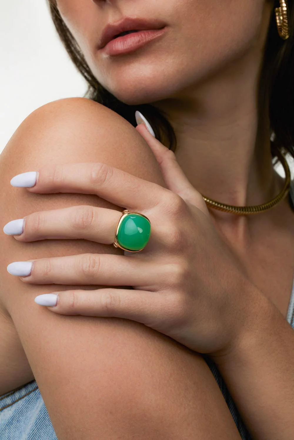 Tigella Chrysoprase Ring - Image 4