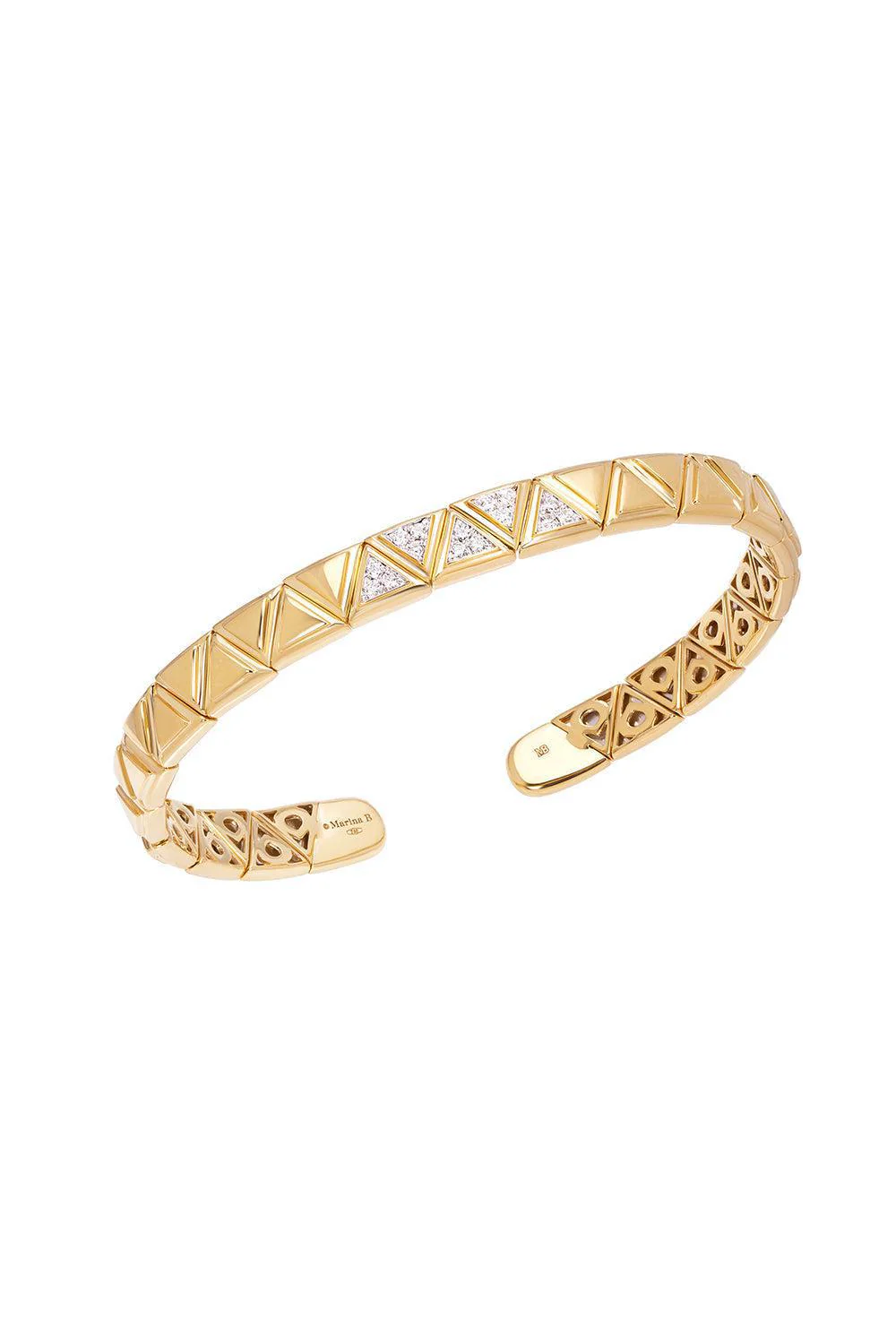 Triangolini Diamond Bangle Bracelet