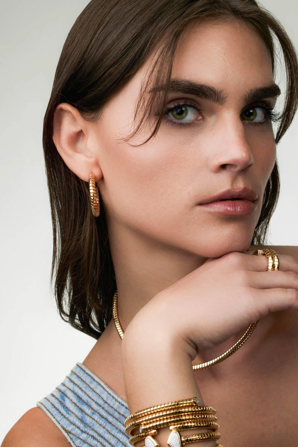Trisolina Small Hoop Earrings - Image 2