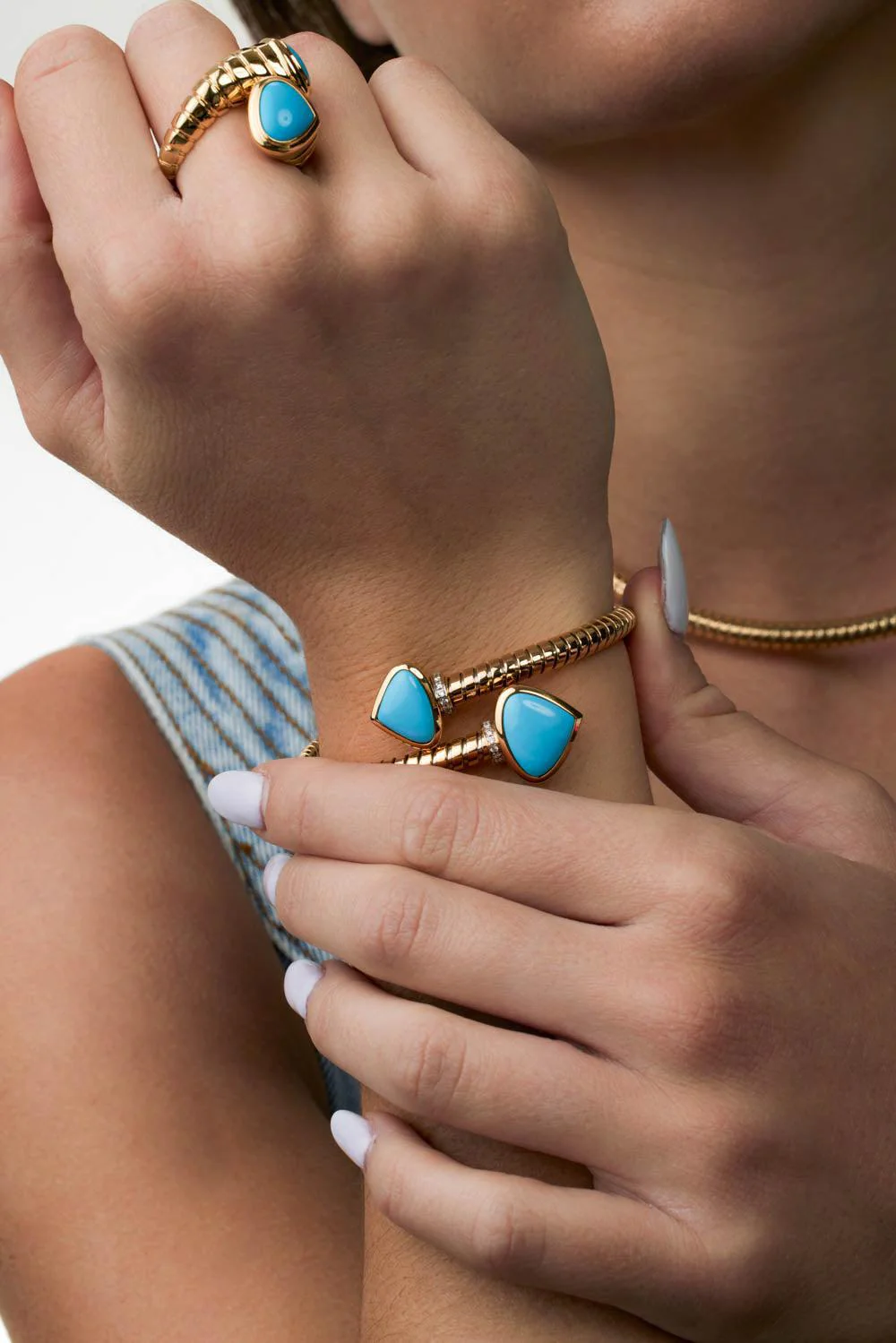 Turquoise Trisolina Bracelet - Image 2