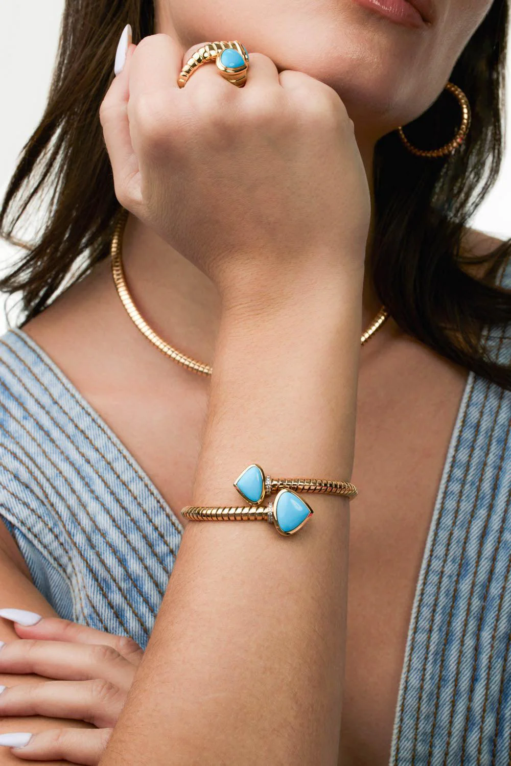 Turquoise Trisolina Bracelet - Image 3