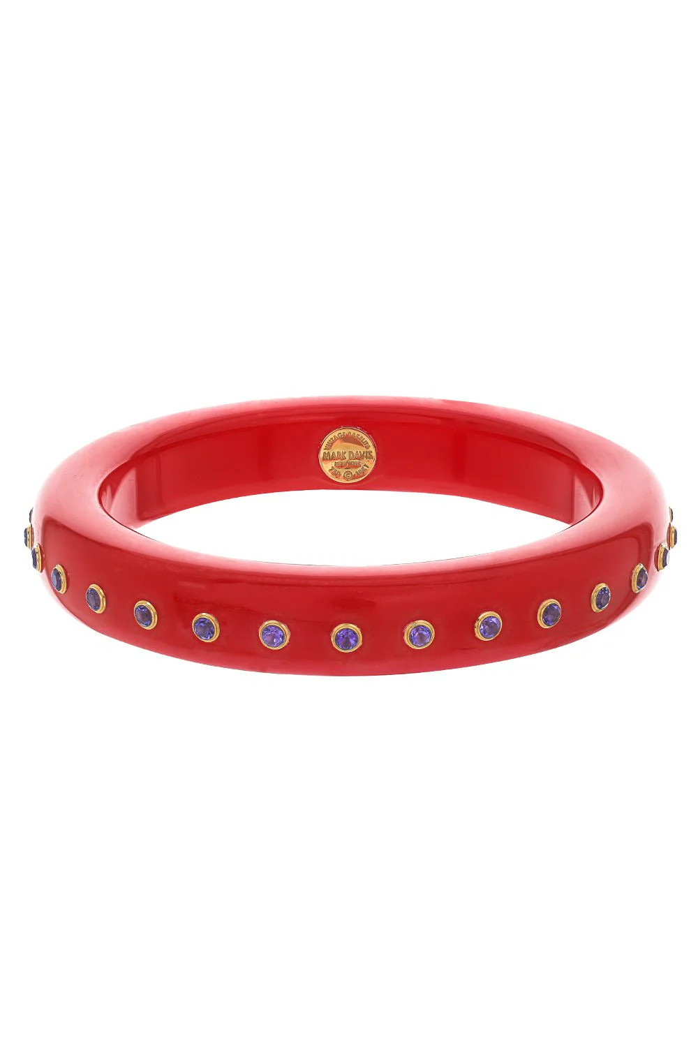Amethyst Red Bakelite Bangle