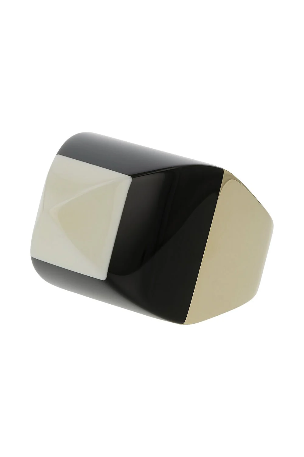 Black Bakelite Kendall Ring - Image 5