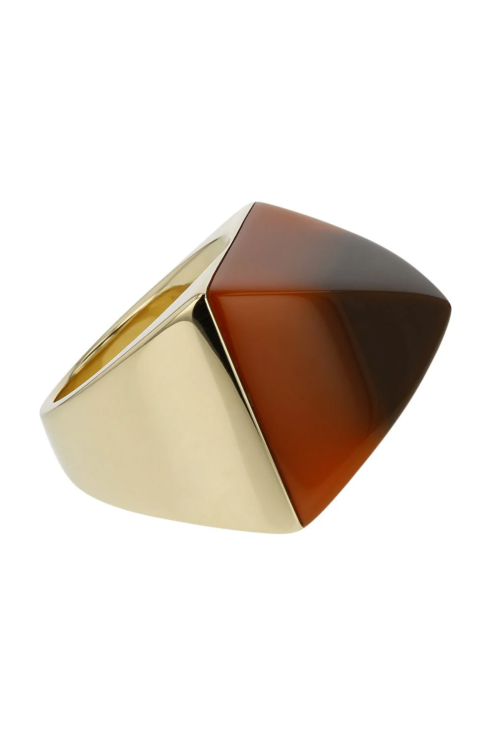 Brown Bakelite Kendall Ring - Image 6