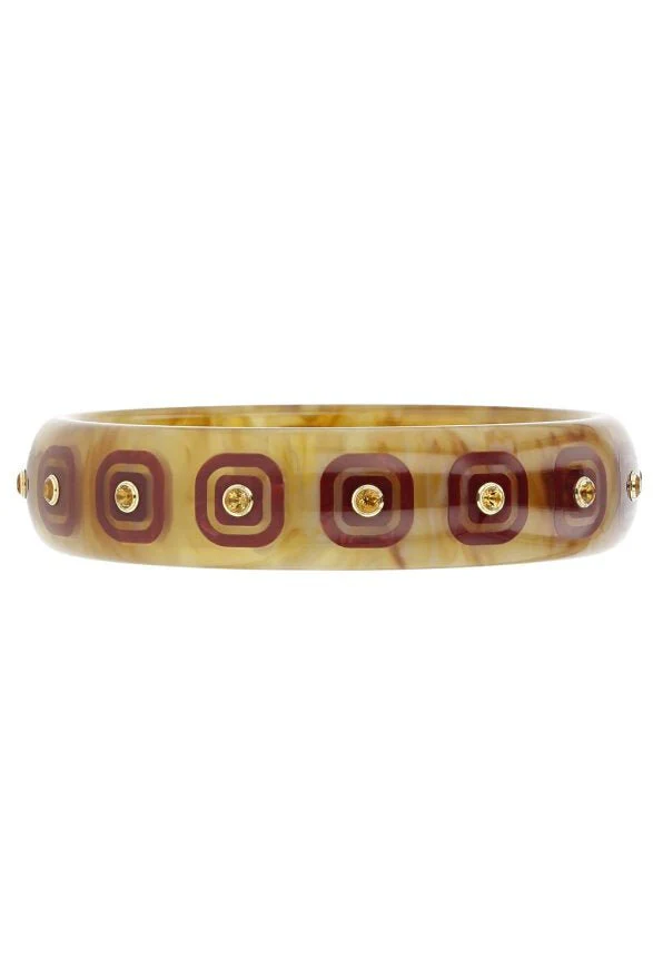 Citrine Tortoise Bakelite Bangle