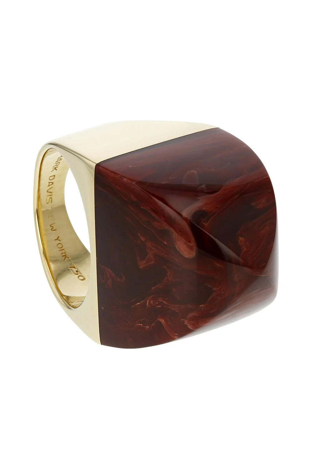 Red Bakelite Kendall Ring - Image 6