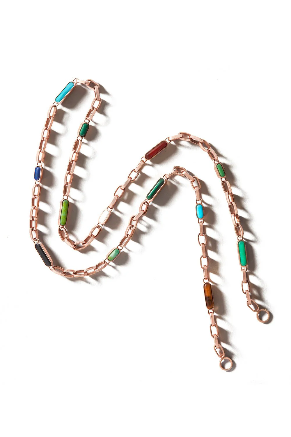 All Inlay Chain Necklace