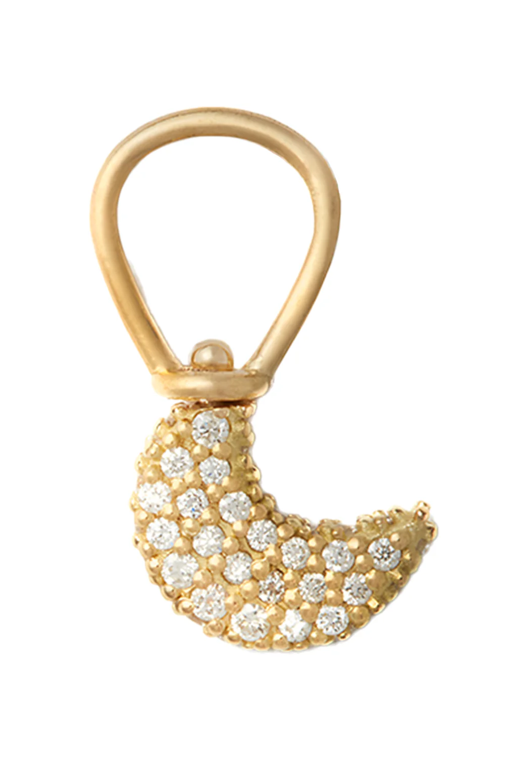 Diamond Allstone Itty Bitty Moon Charm