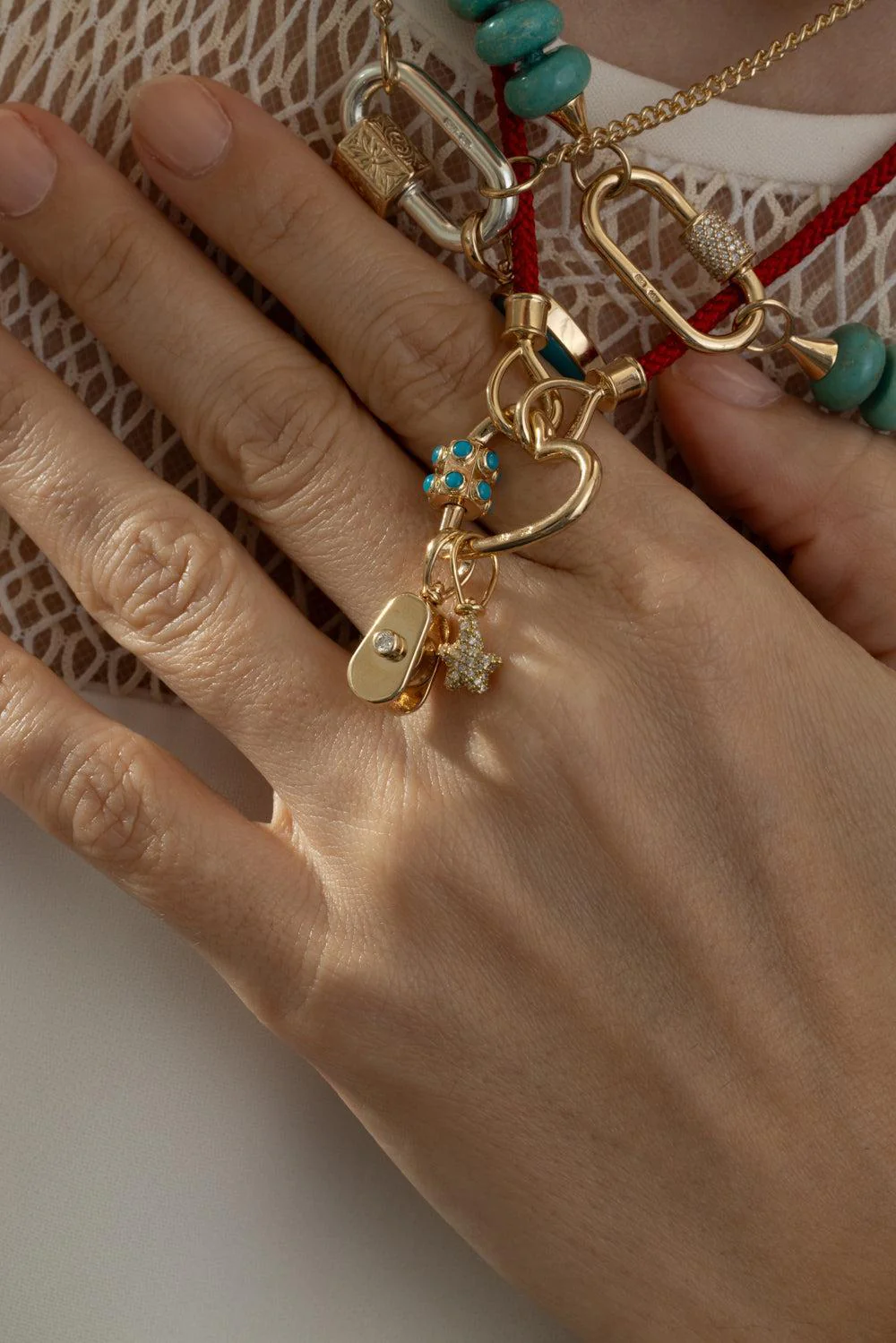 Diamond Allstone Itty Bitty Star Charm - Image 2