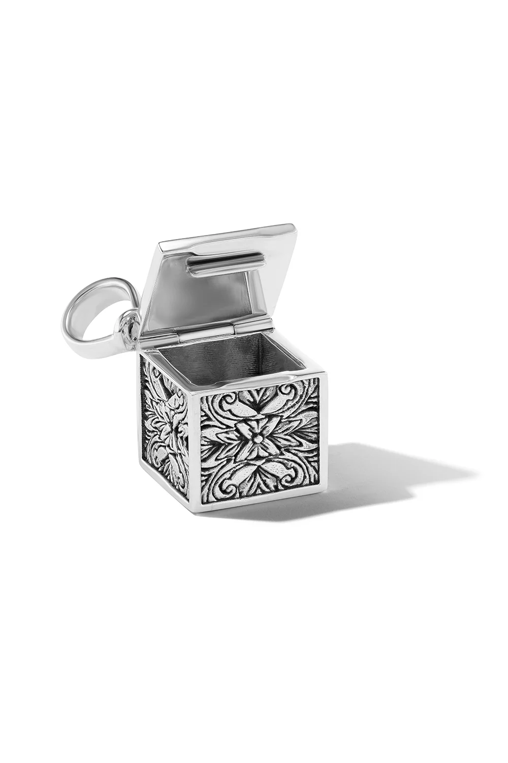 Embossed Charm Box Pendant - Image 5