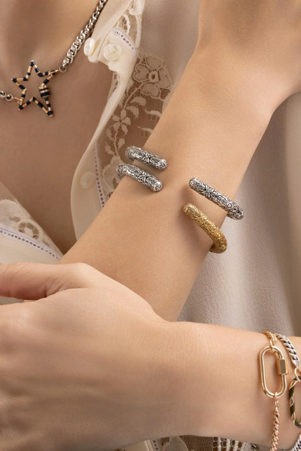 Embossed Hinged Cuffling - Image 2