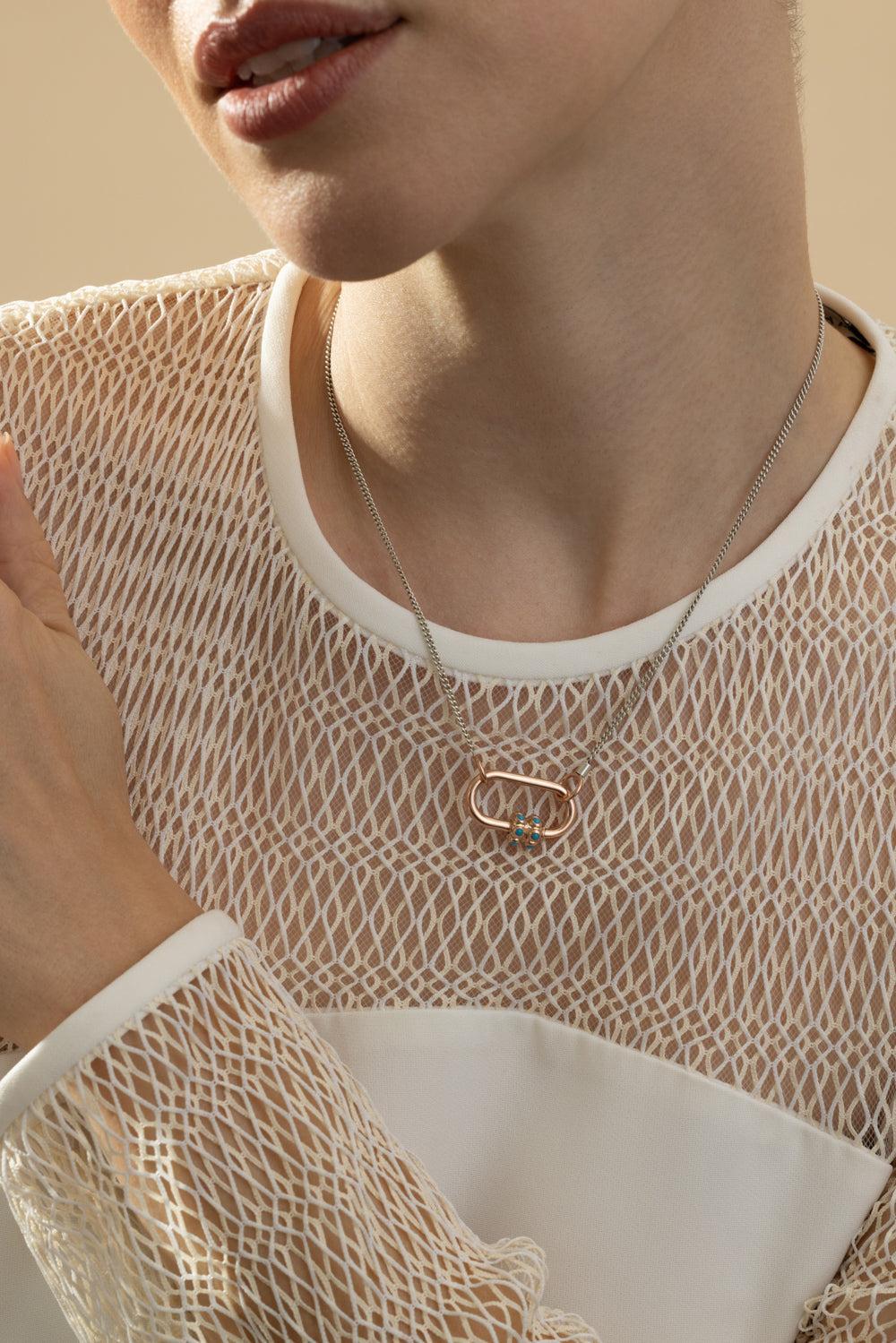 Fine Curb Chain Necklace - Image 2