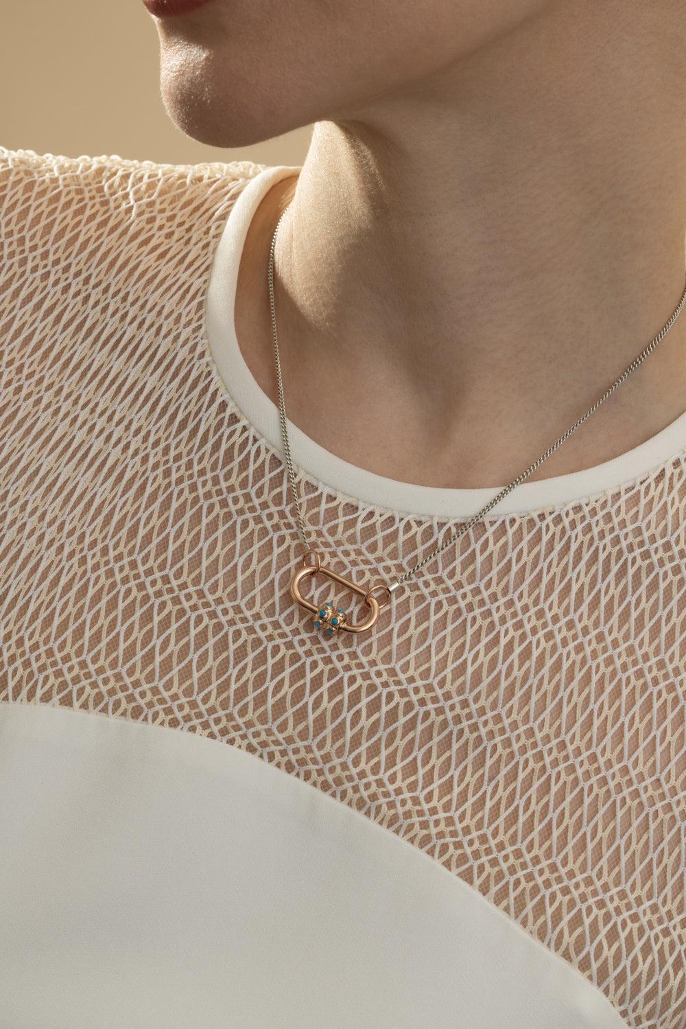 Fine Curb Chain Necklace - Image 4