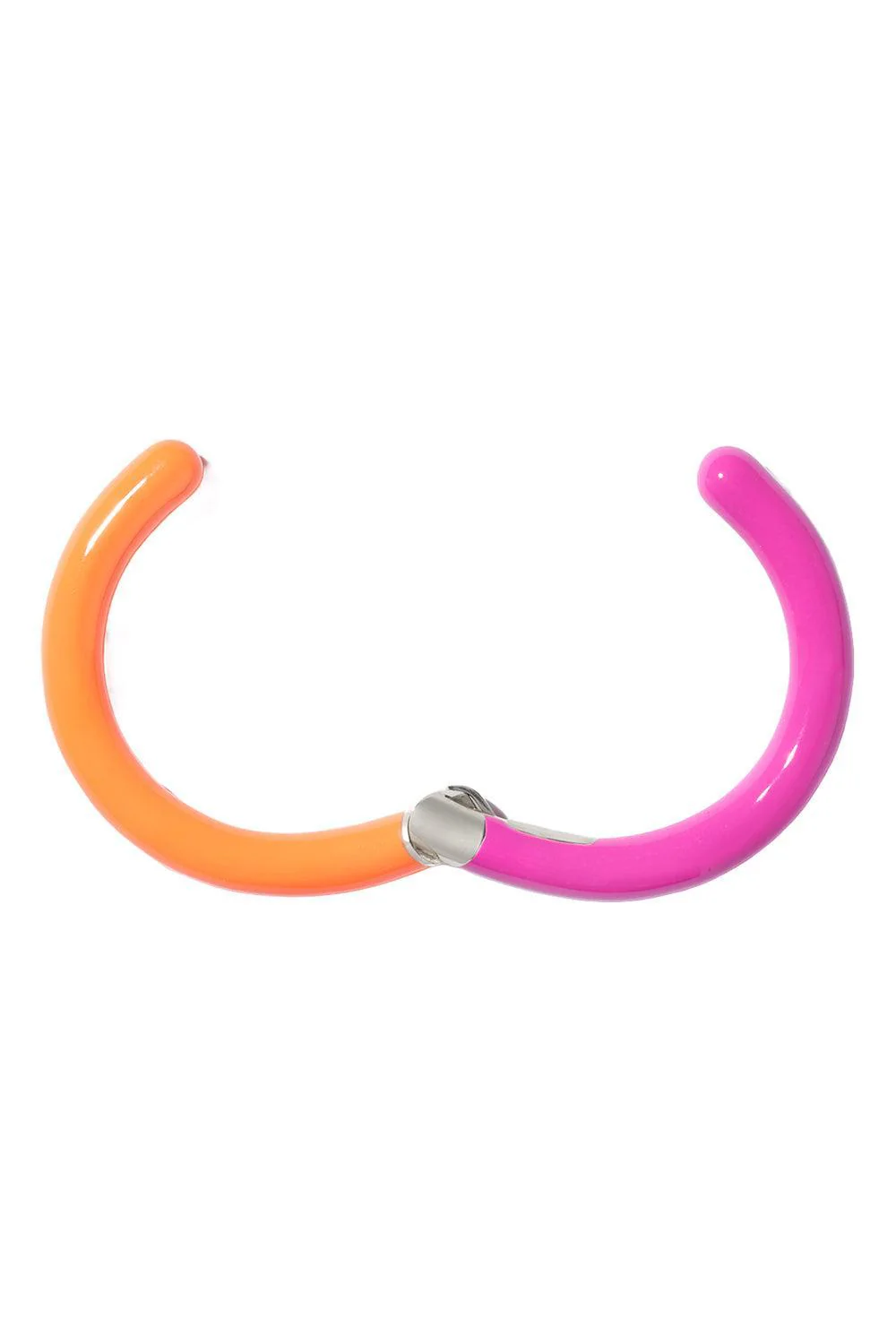 Fuchsia Tacky Hinged Cuffling Bracelet - Image 5