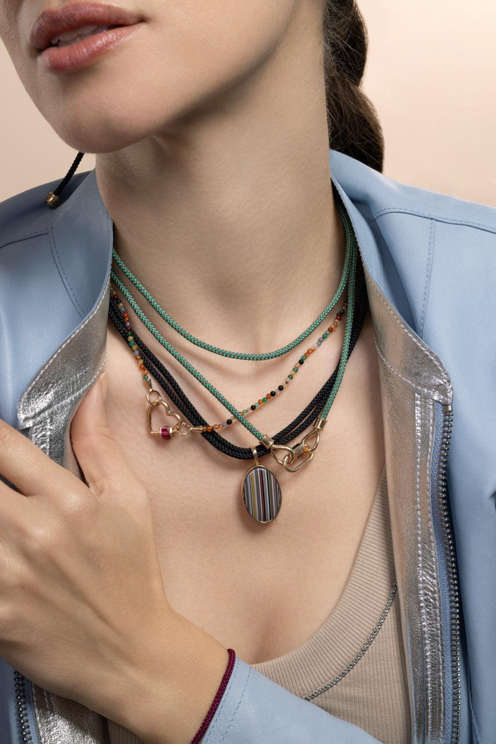 Greenbean The String Project Necklace - Yellow Gold - Image 2