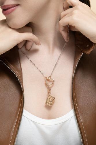Heartlock Pendant - Yellow Gold - Image 5