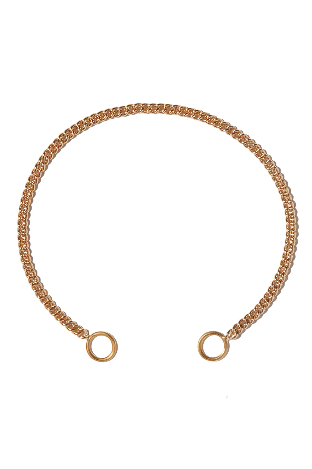 Not So Heavy Curb Chain Bracelet - Yellow Gold - 6in