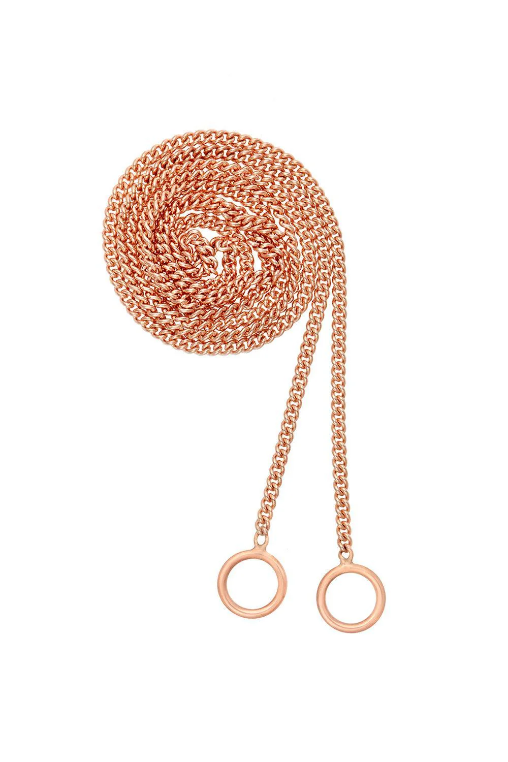 Not So Heavy Curb Chain - Rose Gold - 16in