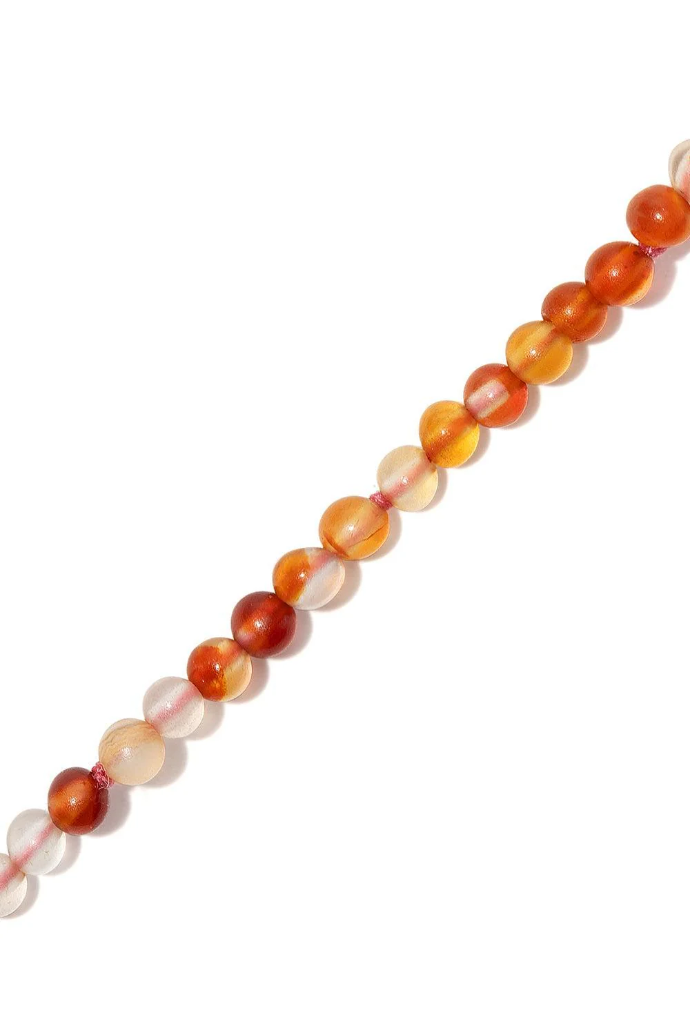 Orange Agate Itty Bitty Strand Necklace - Image 5