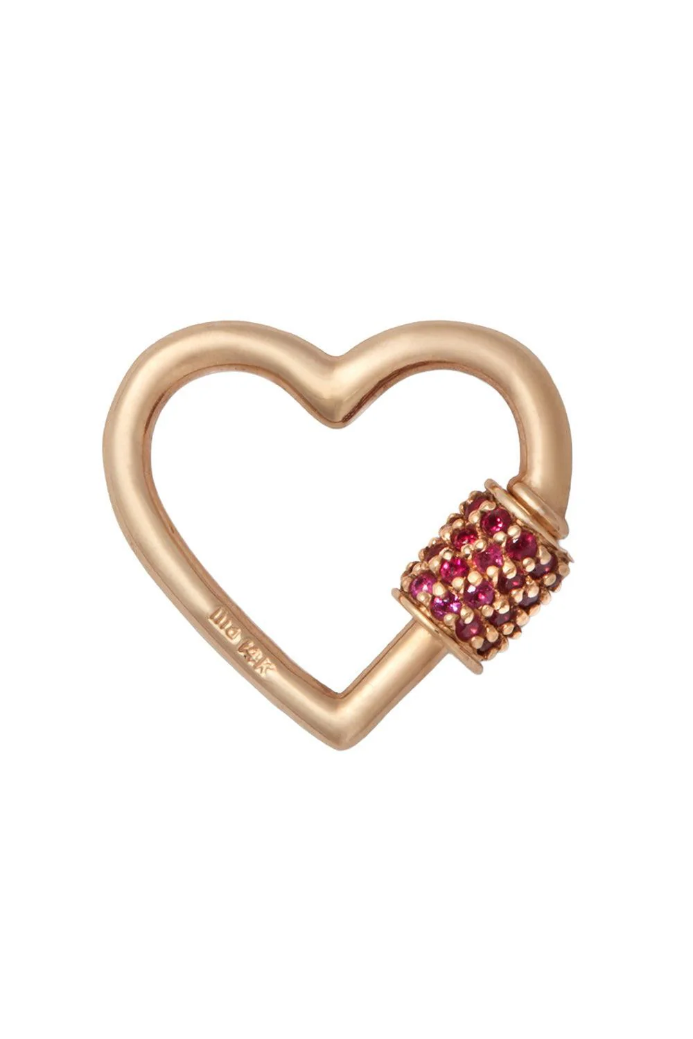Ruby Stoned Baby Heartlock