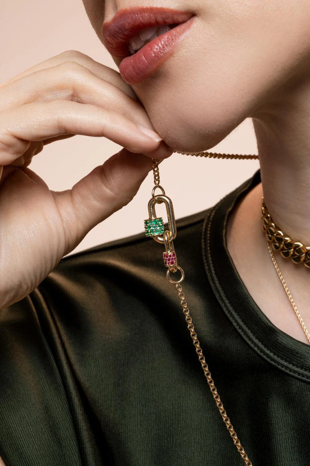 Ruby Stoned Babylock - Image 3
