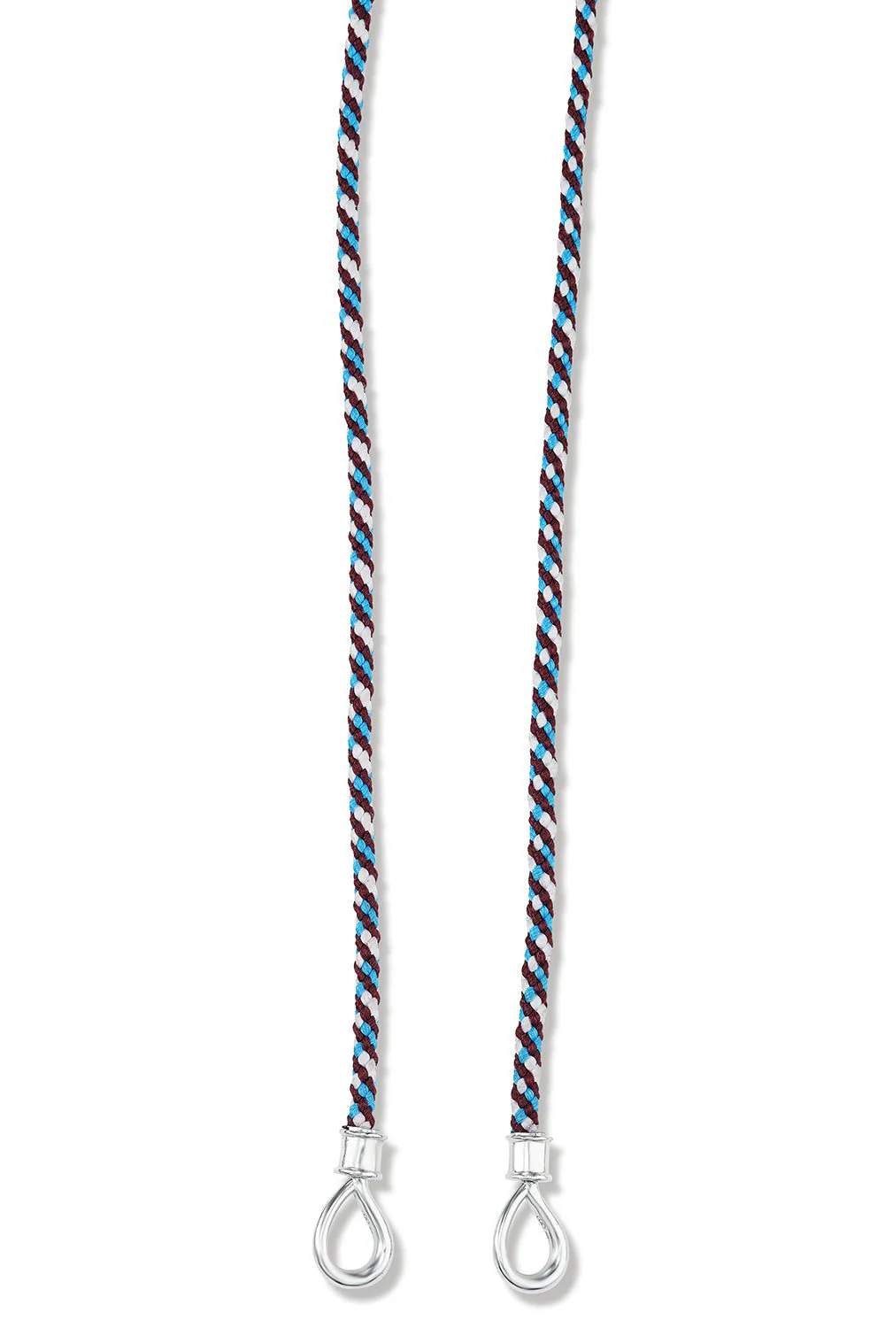 The String Project Necklace - Rugby - Silver