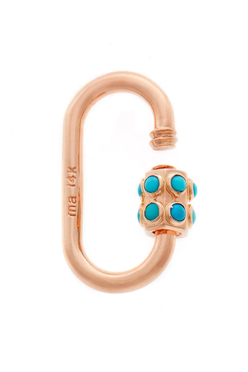 Turquoise Stoned Medium Lock - Image 4
