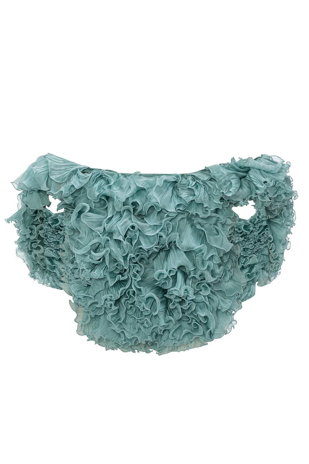 Sleeveless Ruffle Cape - Image 2